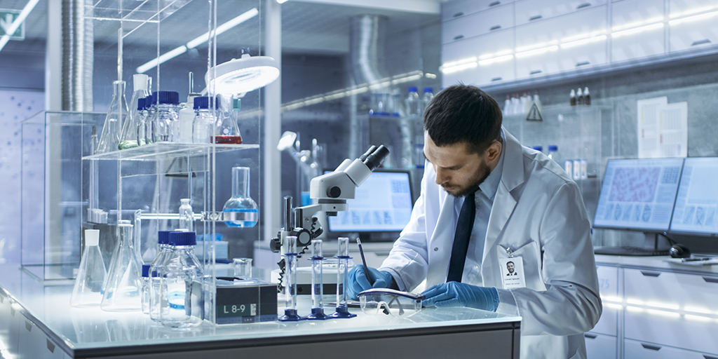 Guy in lab