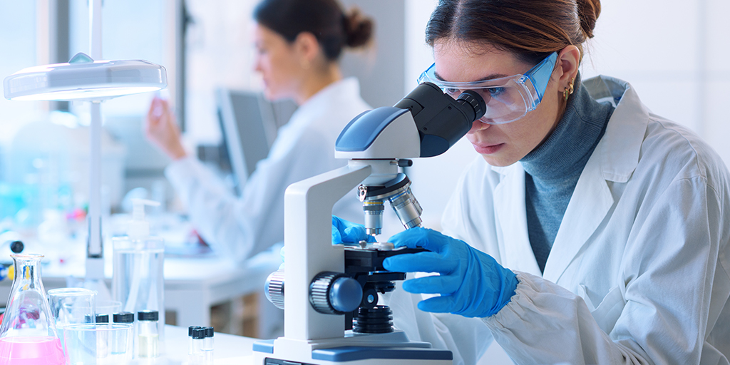Woman in Lab